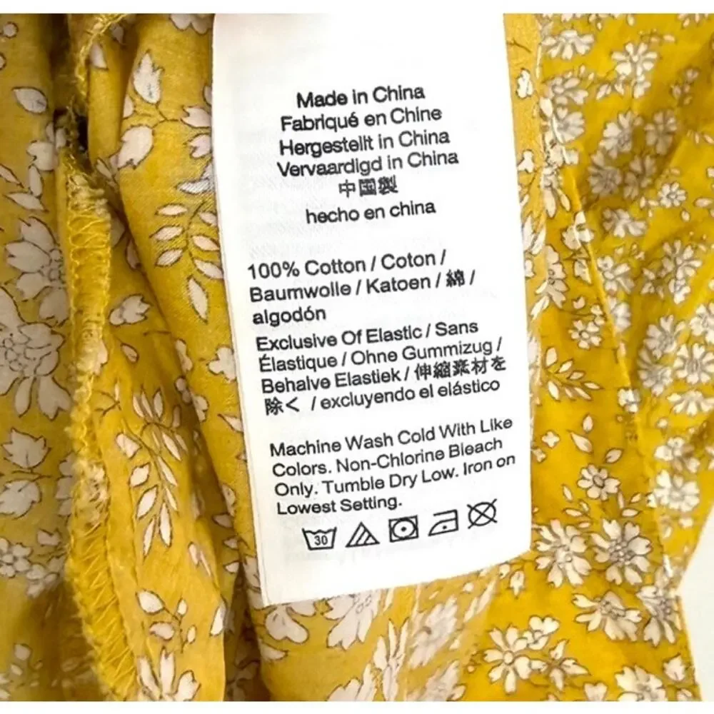J. Crew x Liberty Ruffleneck Puff-Sleeve Dress